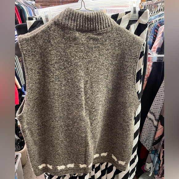 🤎Vintage Great Condition WoolCraft Merino Lambswool M Vest Made in New Zealand - Picture 3 of 6